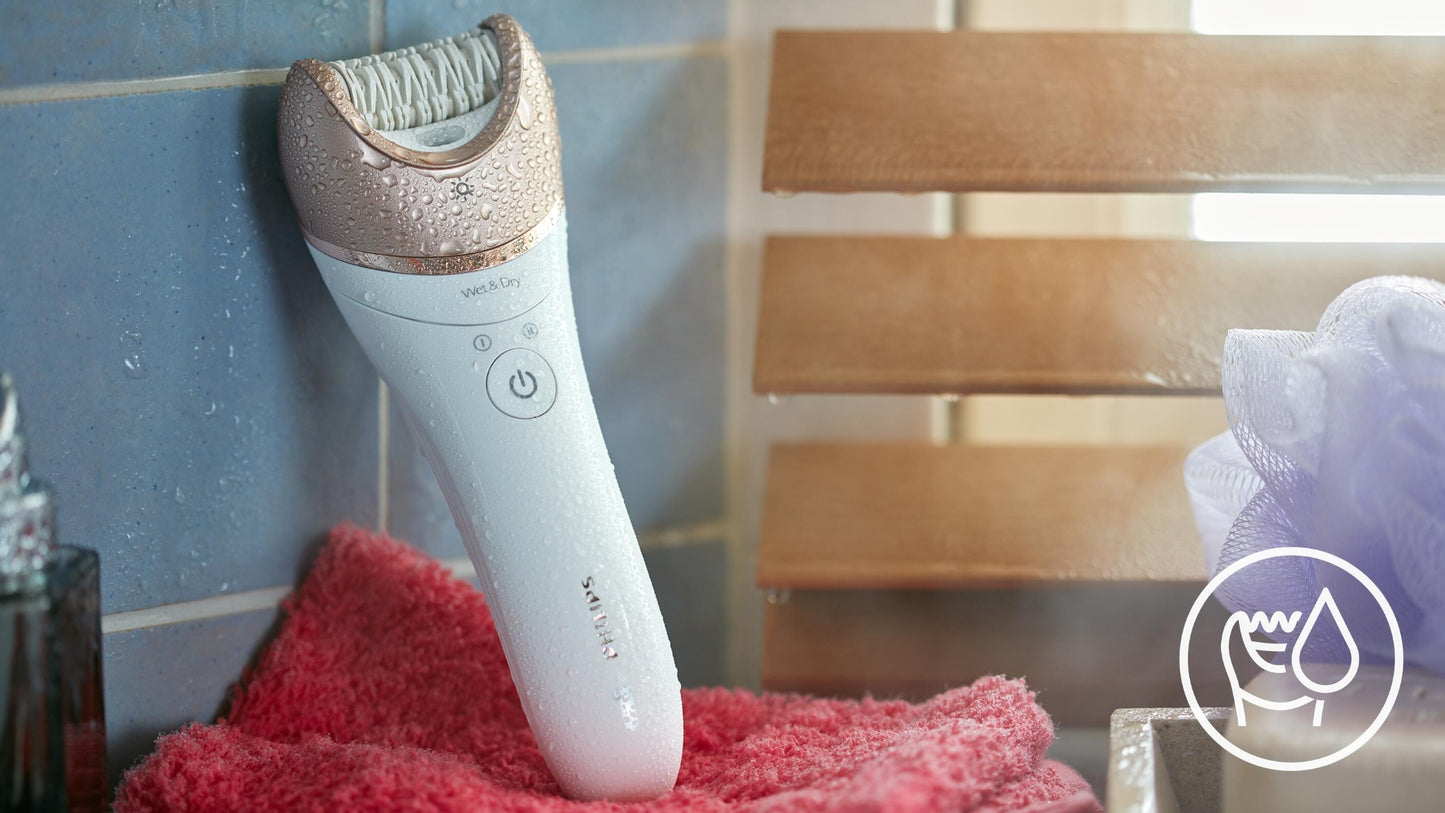 Depiladora 2 vel + 9 acc satinelle prestige BRE652_00 Philips