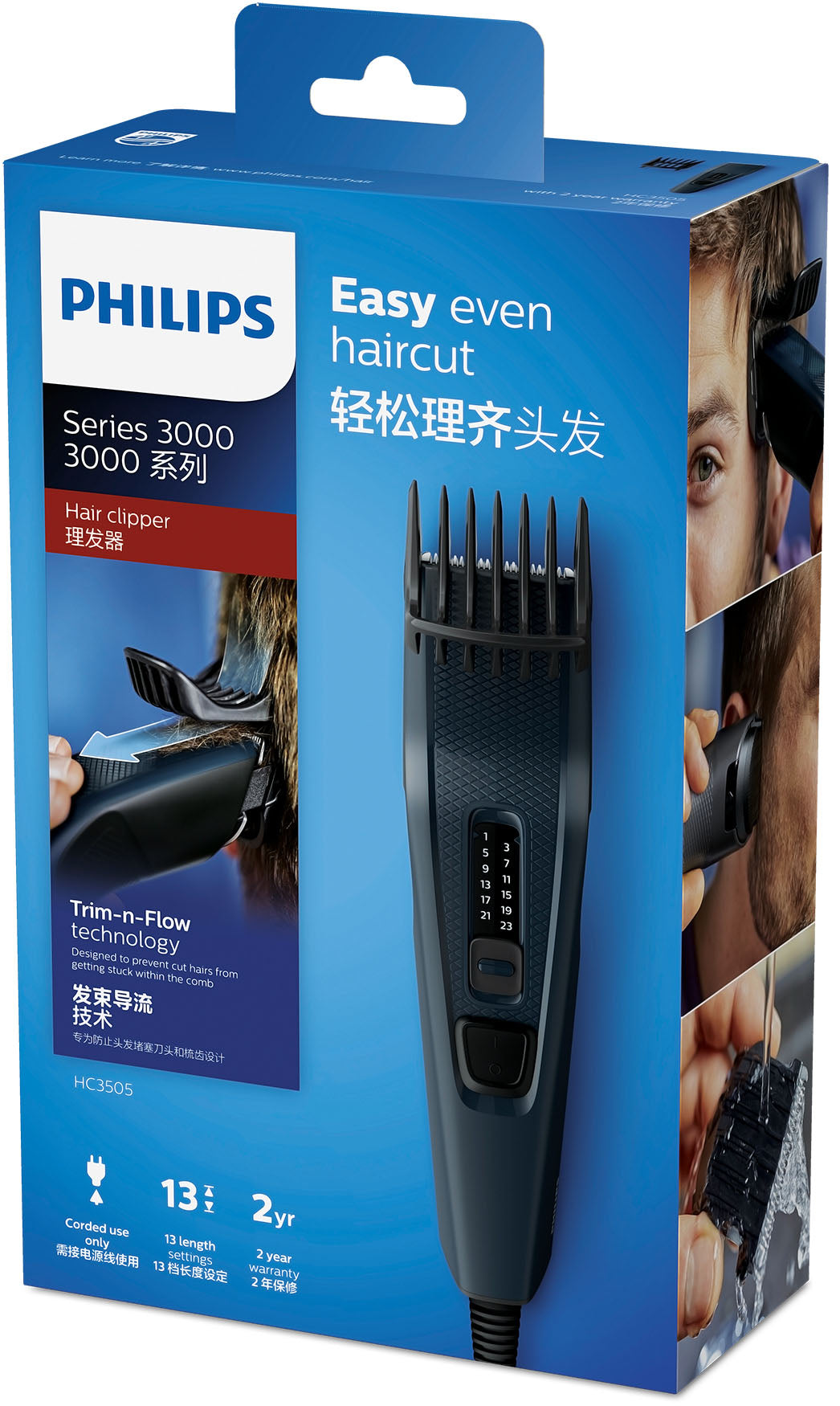 Cortadora de cabello series 3000 HC3505_15 Philips