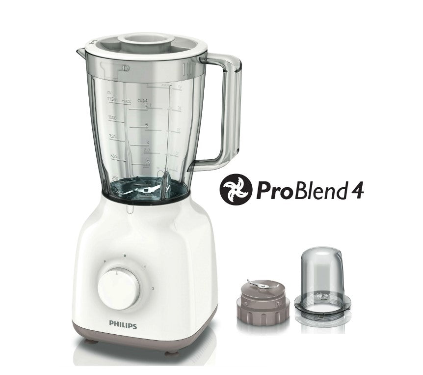 LICUADORA 400W 1.5L CON MINI CHOPPER MODELO HR2102_00 PHILIPS