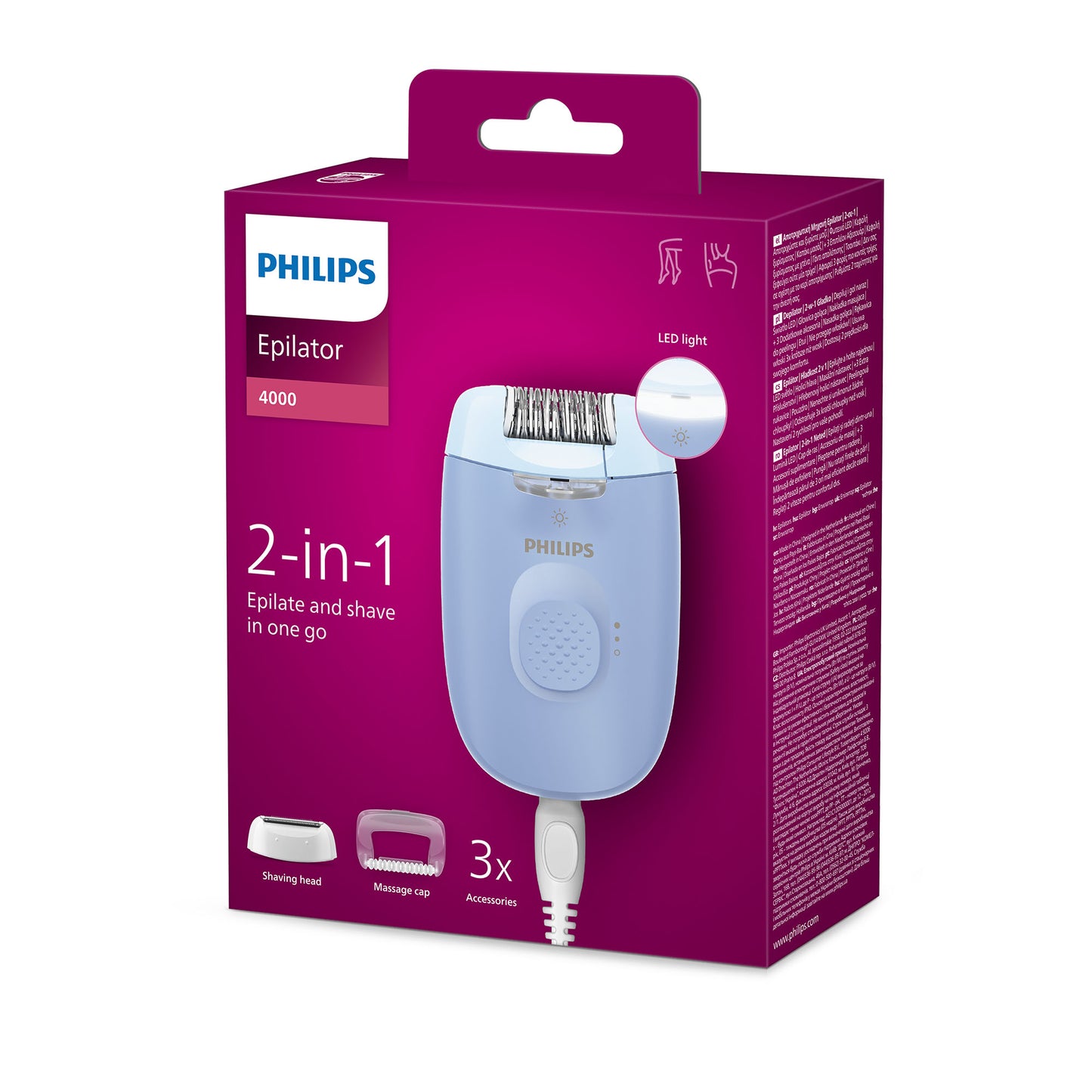 Depiladora Epilator Series 4000 BRE247_00 Philips