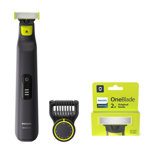 Combo Afeitadora de cara y cuerpo OneBlade Pro QP6532_10 + Repuesto de One Blade Philips